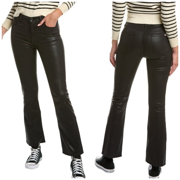 Hudson Blair High Rise Boot Cut Coated Jeans size 23 000 29.5 inseam ~ 9 rise - Picture 2 of 14